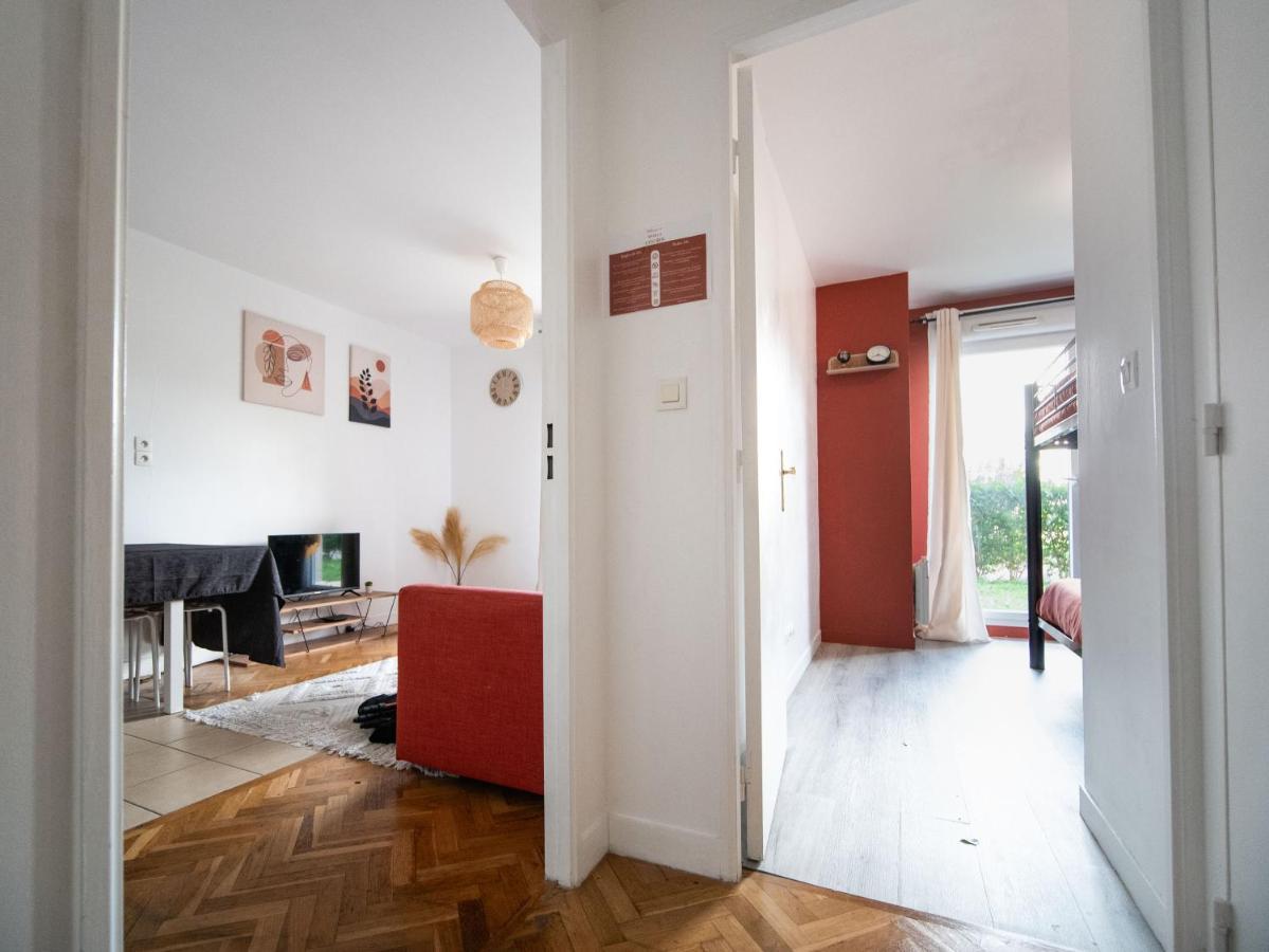 Appartement 10 Mins Disneyland - Jardin Et Parking Montévrain Kültér fotó