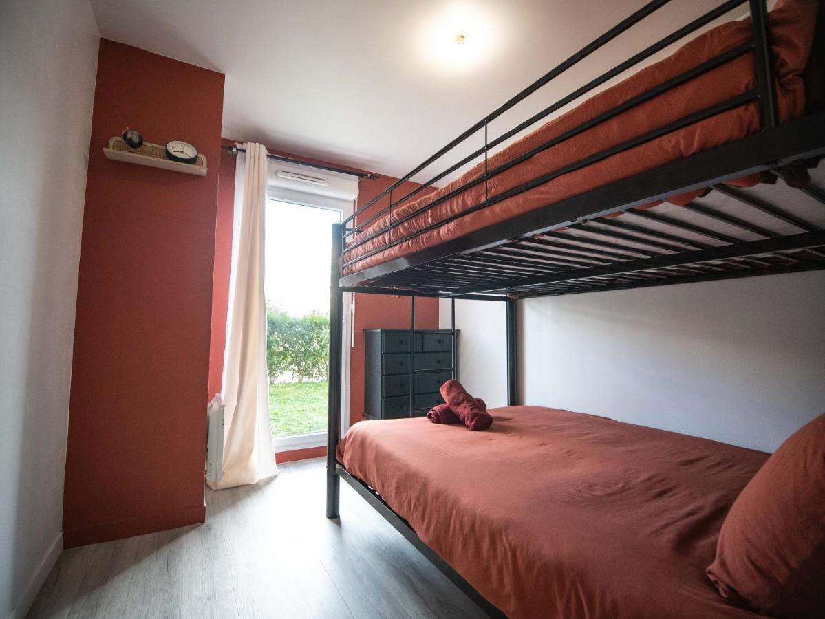 Appartement 10 Mins Disneyland - Jardin Et Parking Montévrain Kültér fotó
